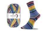 Grindelwald, stretch sock wool, Golden socks, Pro Lana, golden socks purple, yellow